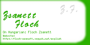 zsanett floch business card